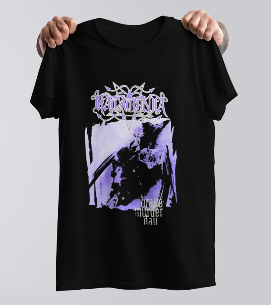 Katatonia Brave Murder Day Album Cover Art Purple Abstract T-Shirt