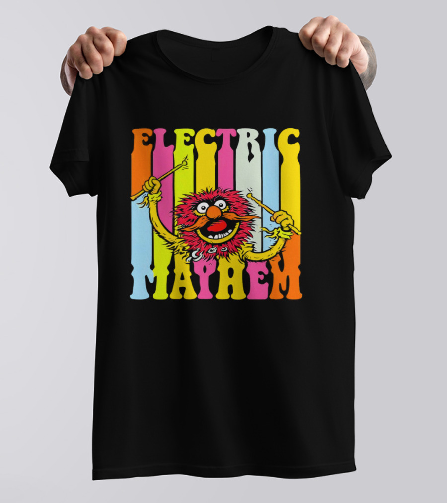 Electric Mayhem Muppets Dr. Teeth Animal Drummer T-Shirt