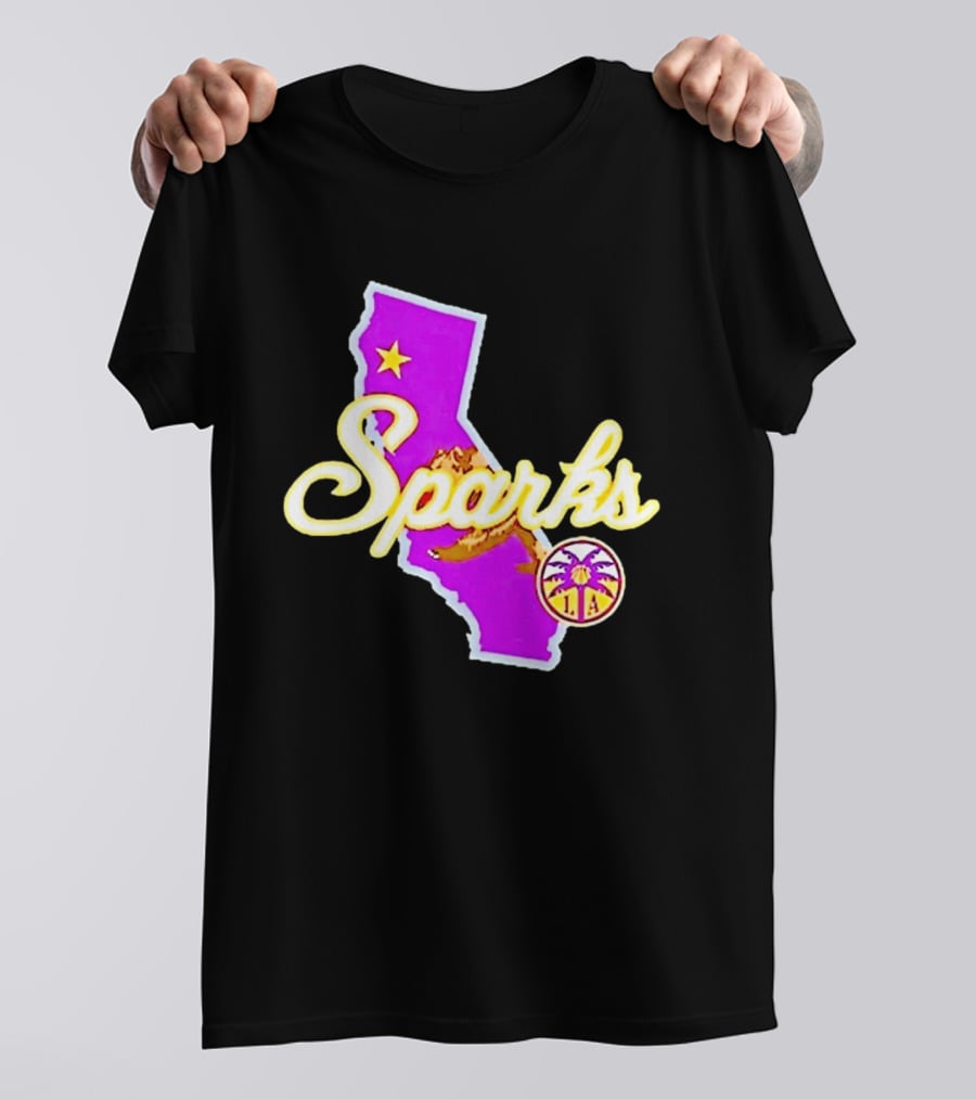 Los Angeles Sparks Hometown 2026 WNBA Draft New Era T-Shirt