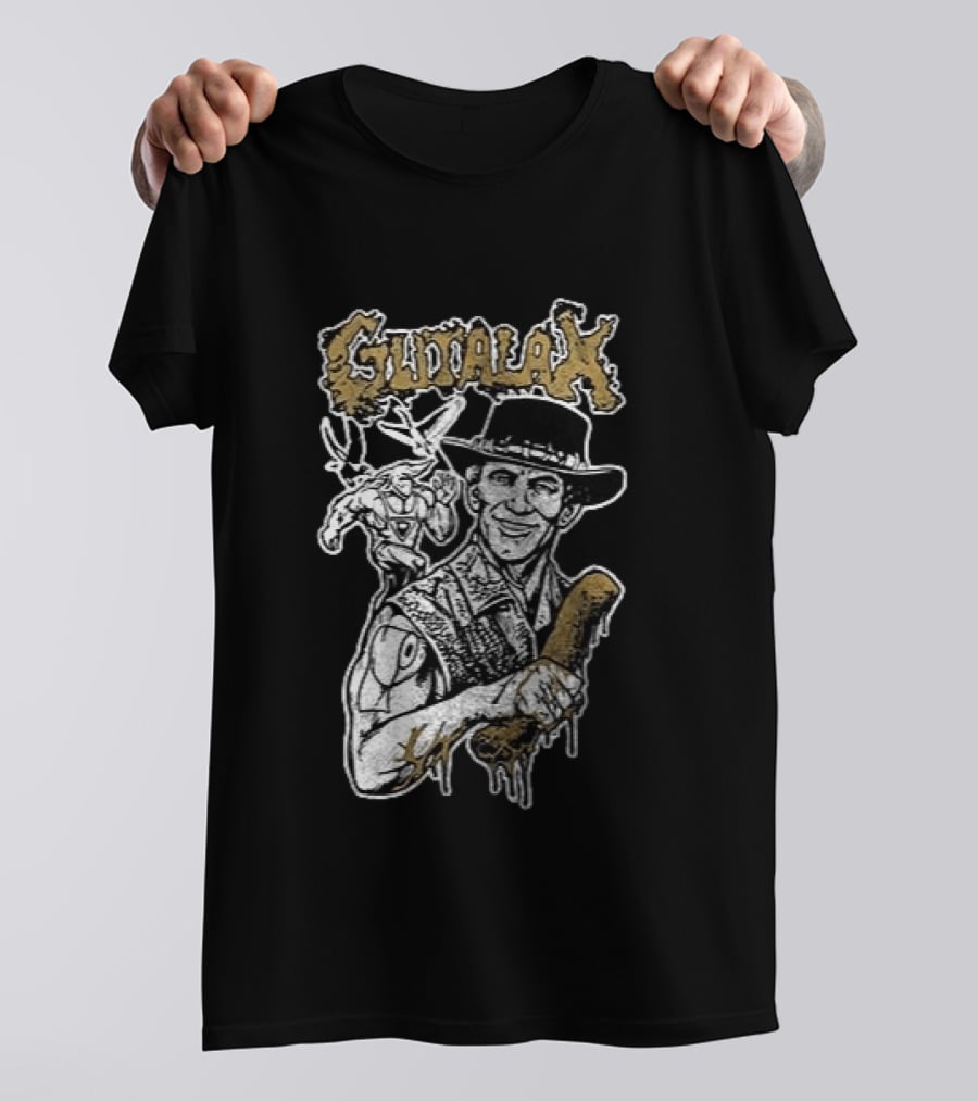 Gutalax Smear Campaign Dates Schedule Crocodile Dundee T-Shirt