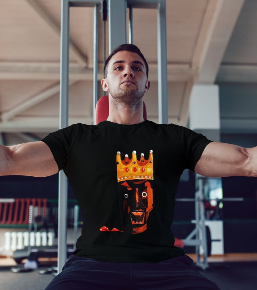 Ye At Coachella King Crowned Abstract Face T-Shirt