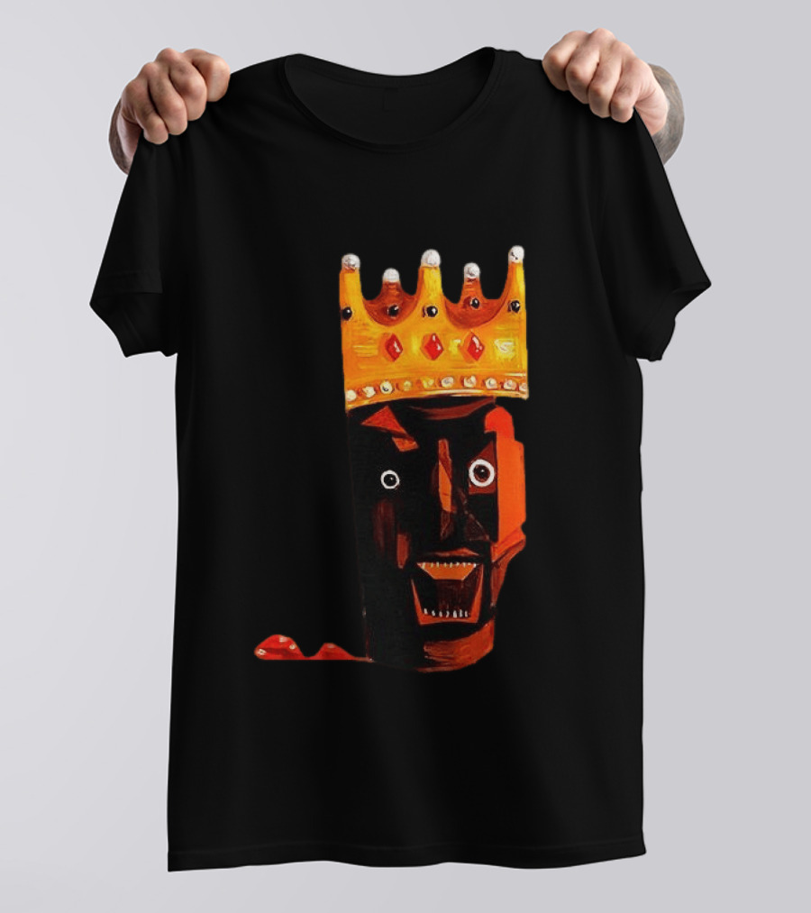 Ye At Coachella King Crowned Abstract Face T-Shirt
