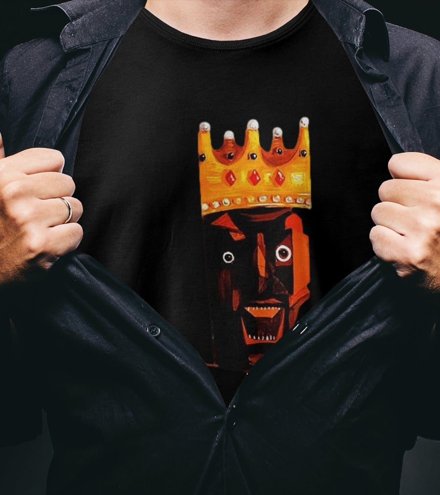 Ye At Coachella King Crowned Abstract Face T-Shirt