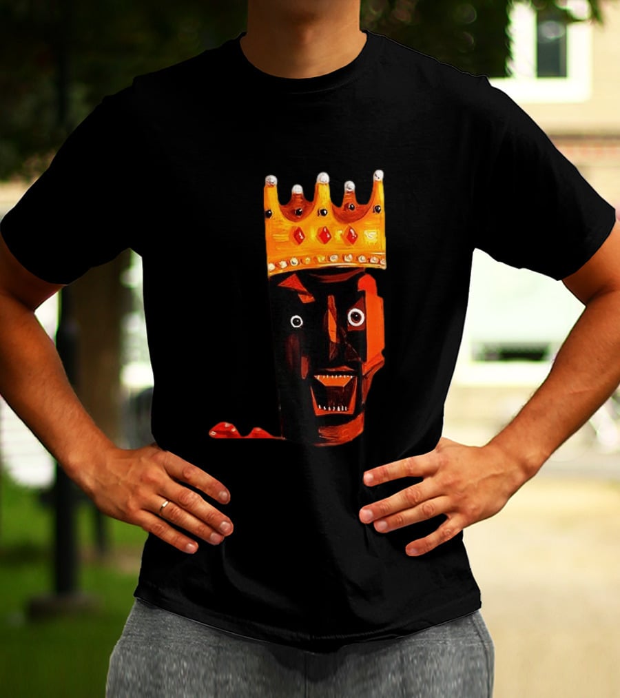Ye At Coachella King Crowned Abstract Face T-Shirt