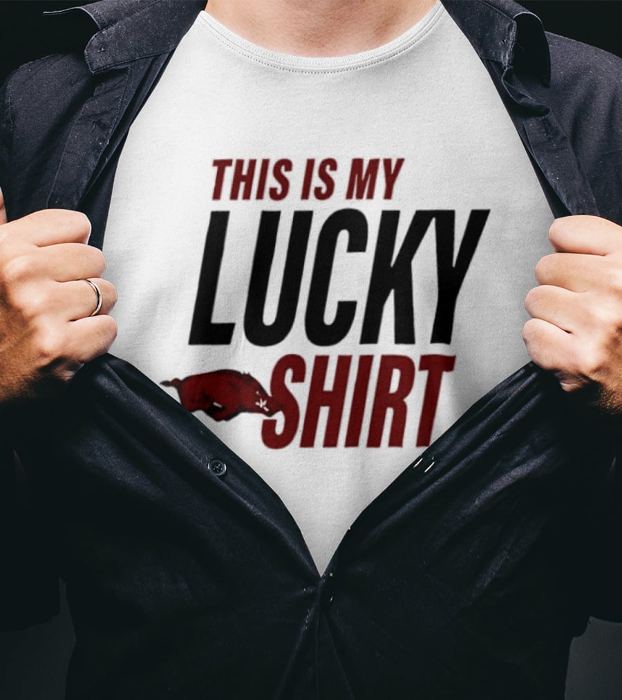 Arkansas Razorbacks This Is My Lucky Hog T-Shirt