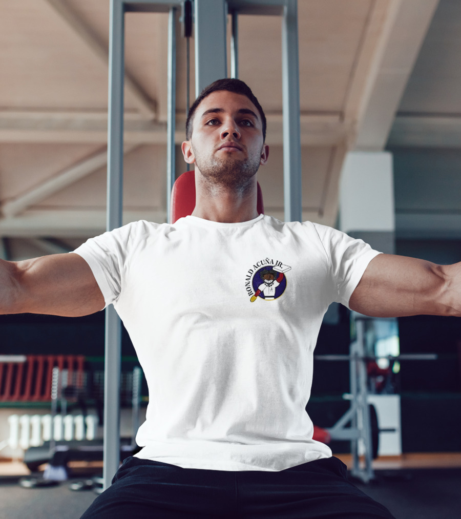 Atlanta Braves Ronald Acuña Jr Cartoon Character In Summer Vibes T-Shirt