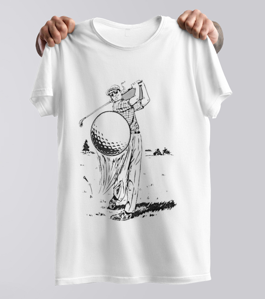 Golfer Evolution Vintage Swinging Champion T-Shirt