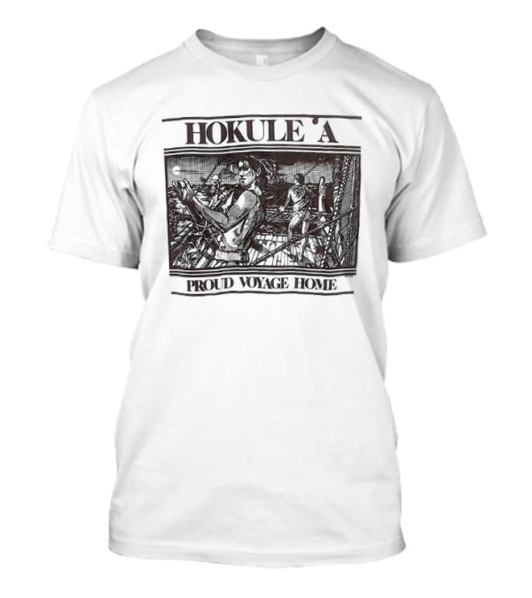 Hokule'a Proud Voyage Home Stars Constellation Navigation T-Shirt