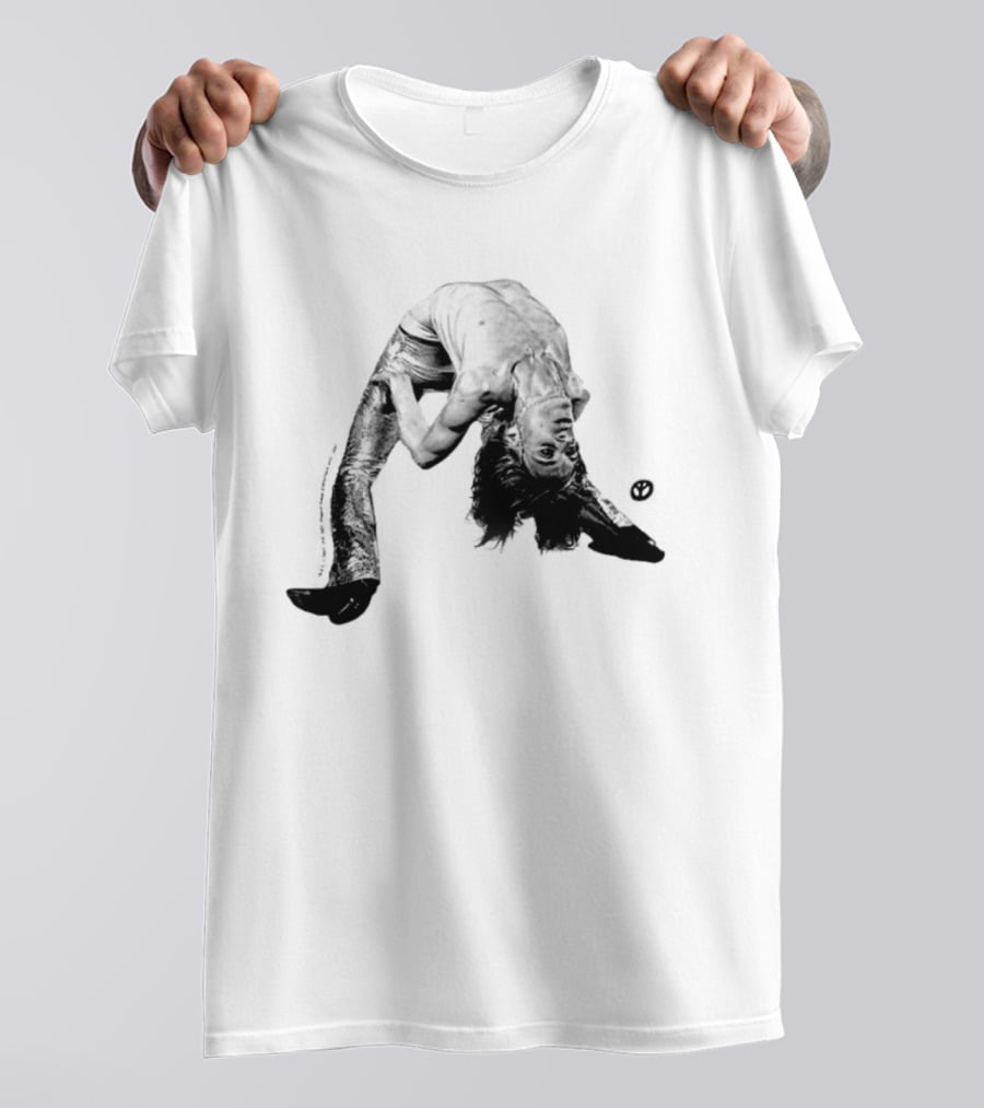 Iggy Pop Coachella 2026 Legendary Iconic Performance Backbend Glam Fashion T-Shirt