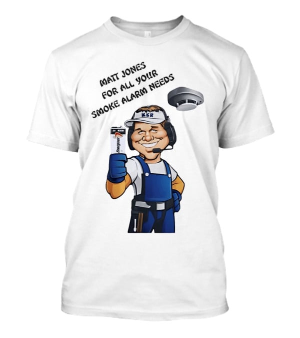 Matt Jones Smoke Alarm Expert KSR Kentucky Sports Radio T-Shirt