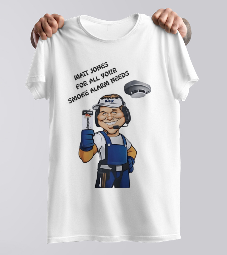 Matt Jones Smoke Alarm Expert KSR Kentucky Sports Radio T-Shirt