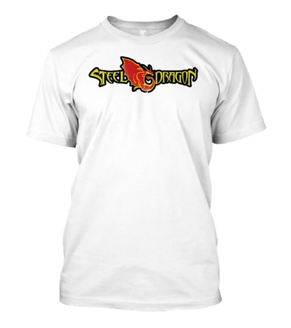 Steel Dragon Red Winged Fiery T-Shirt