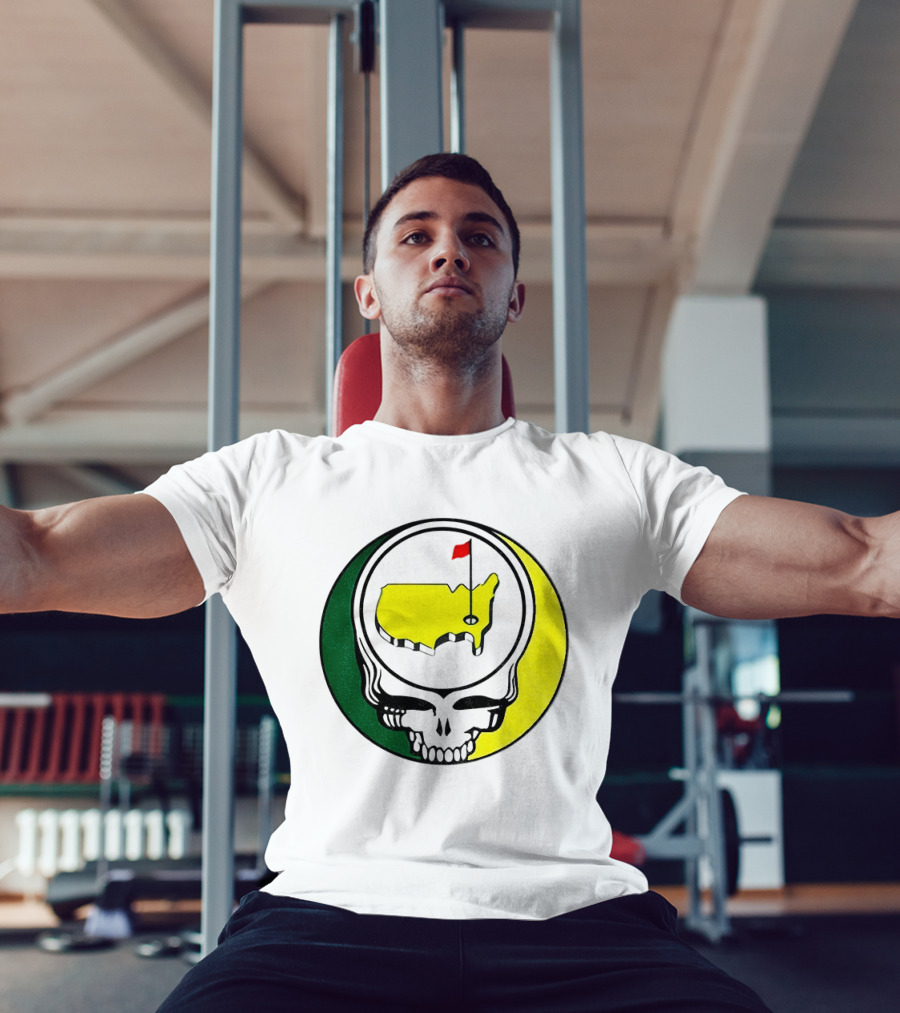 Masters Tournament 2026 Grateful Dead Skull Country Map Flag T-Shirt