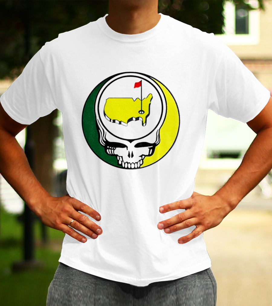 Masters Tournament 2026 Grateful Dead Skull Country Map Flag T-Shirt