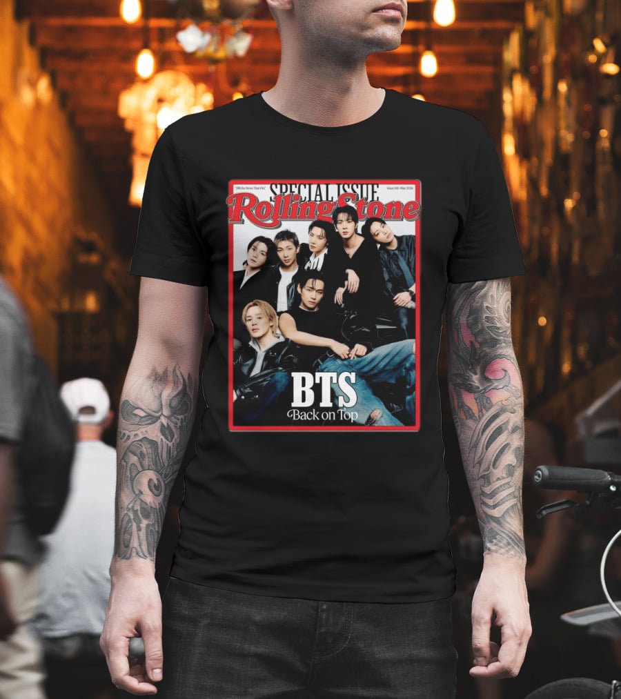 Rolling Stone Special Issue BTS Back On Top T-Shirt