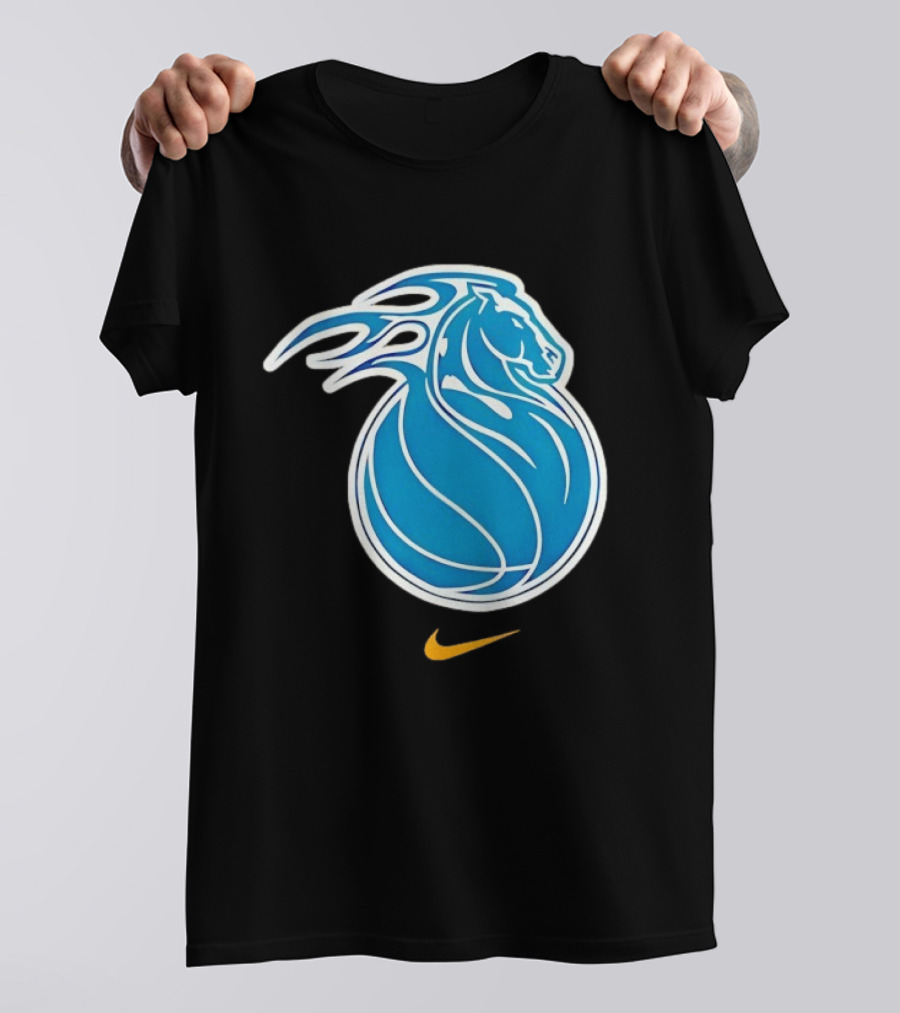 Detroit Pistons City Edition 2025 26 Nike Basketball Horse Concept T-Shirt