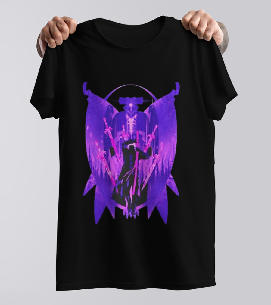 Devil May Cry Vergil Dark Aesthetic Purple Sword T-Shirt