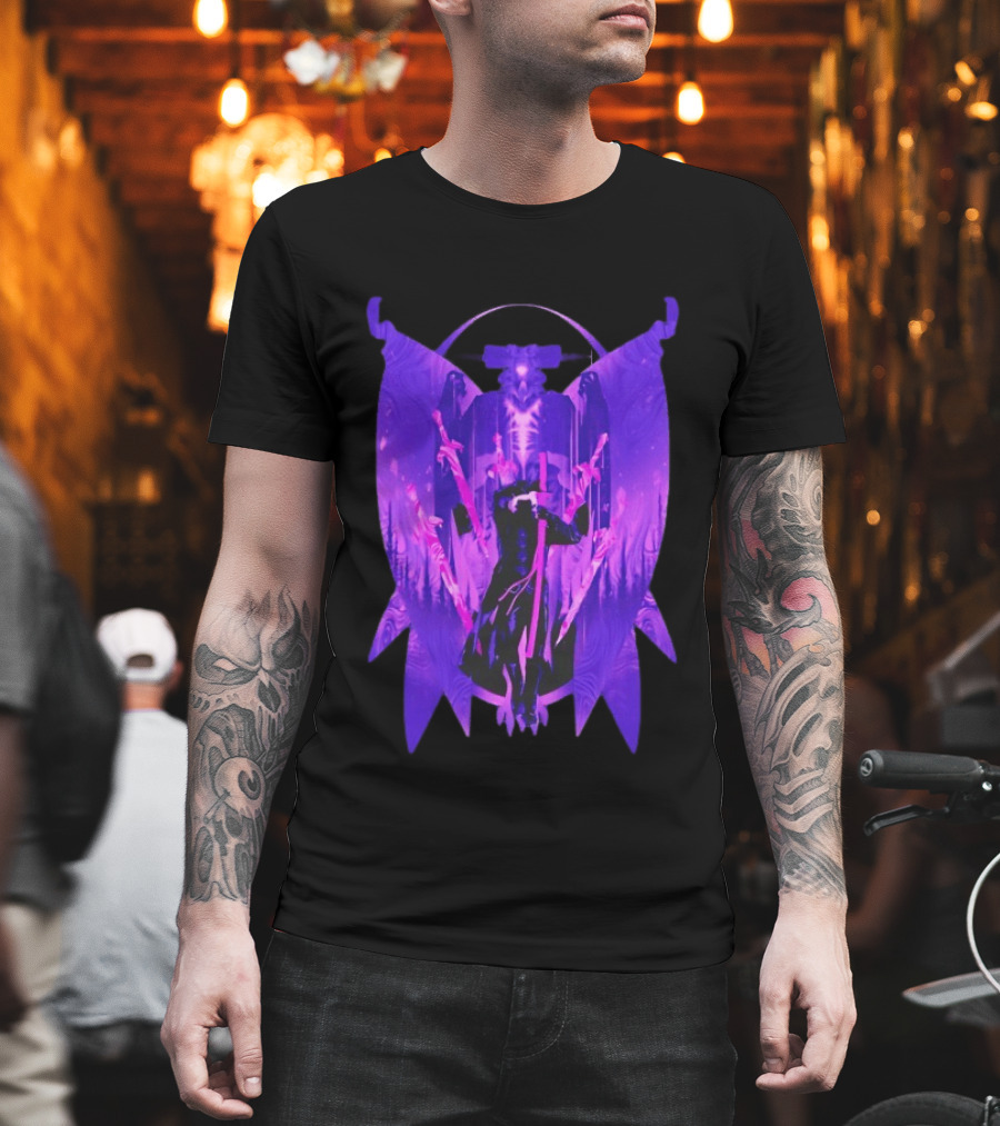 Devil May Cry Vergil Dark Aesthetic Purple Sword T-Shirt