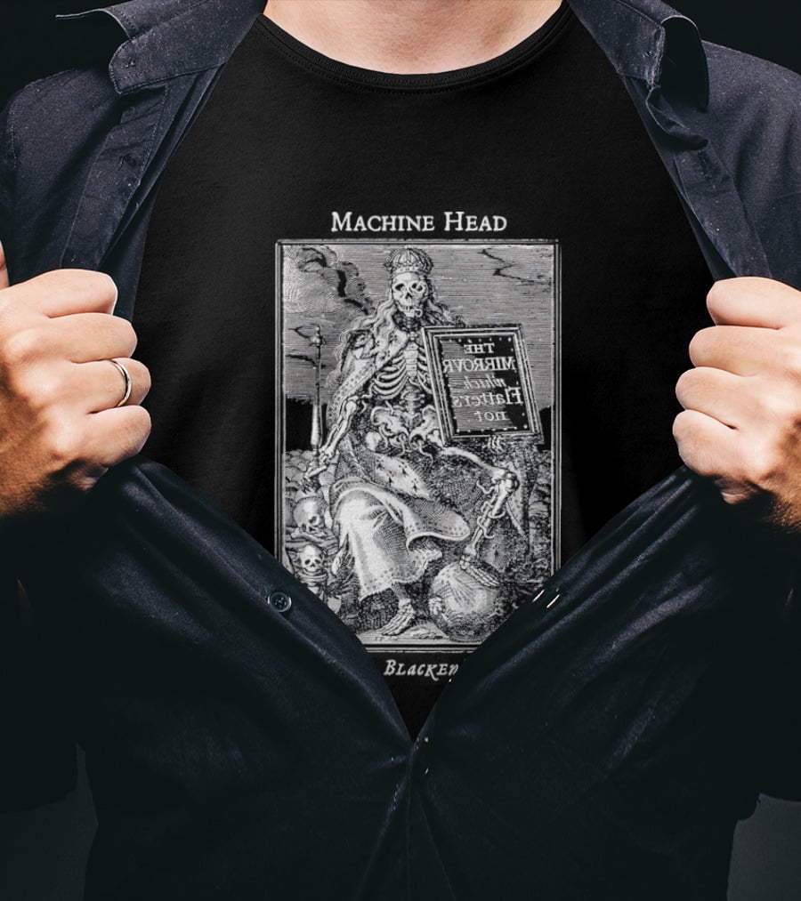 Machine Head The Blackening Skeleton The Mirror Reveals Not T-Shirt