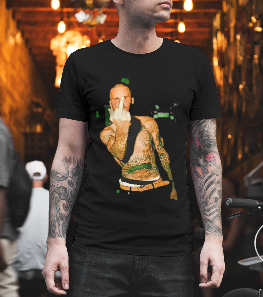 Justin Bieber Middle Finger Barebacked Music Lovers T-Shirt