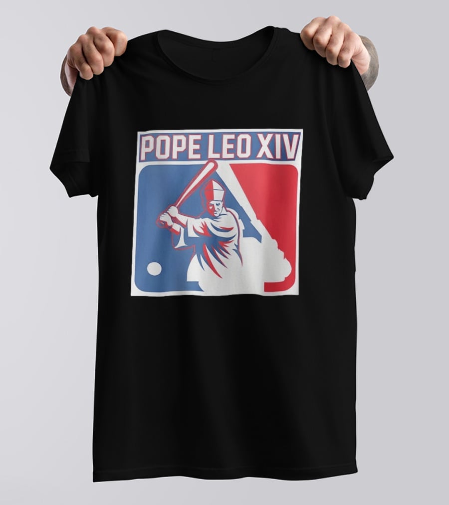 Pope Leo XIV Baseball Catholic MLB T-Shirt