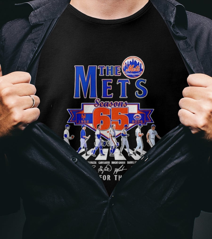 The Mets 65 Seasons 1962 2026 Thank You For The Memories T-Shirt