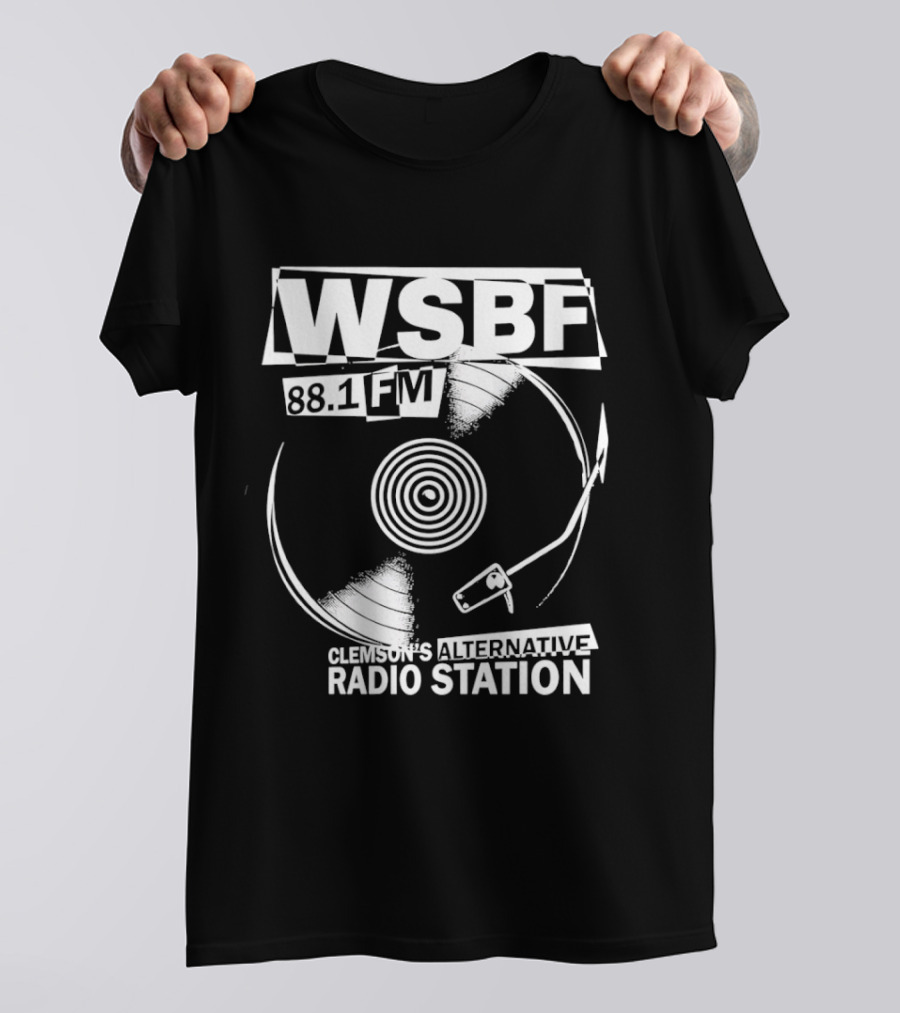 WSBF 88.1 FM Clemson's Alternative Radio Station T-Shirt