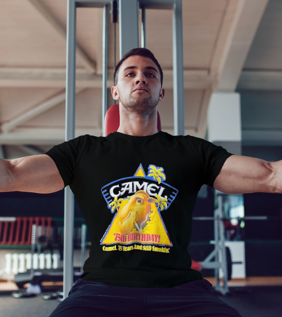 Camel 75th Birthday 75 Years And Still Smokin T-Shirt