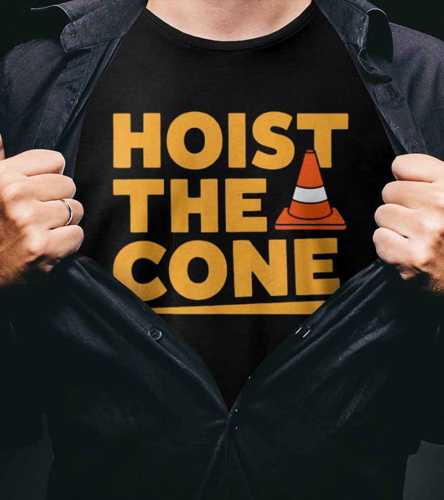 Pittsburgh Pirates Hoist The Cone Meme Traffic Cone Baseball T-Shirt