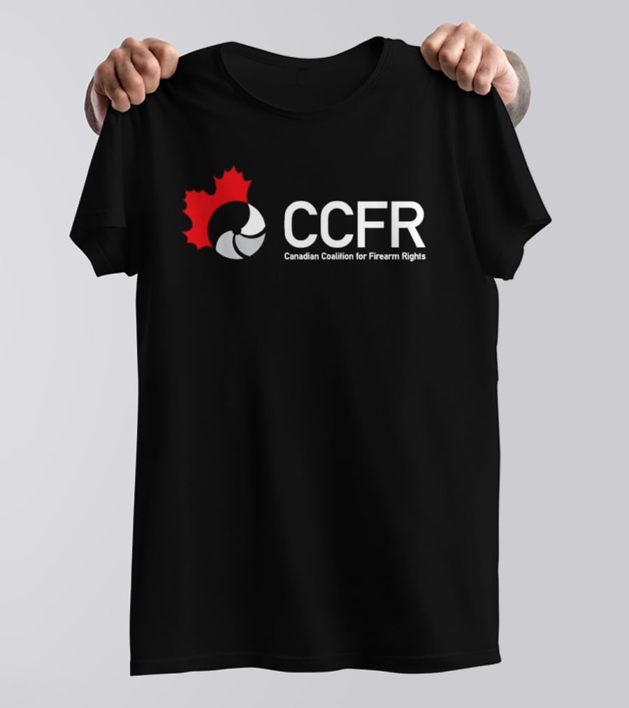 Canadian Coalition For Firearm Rights CCFR Maple Leaf T-Shirt