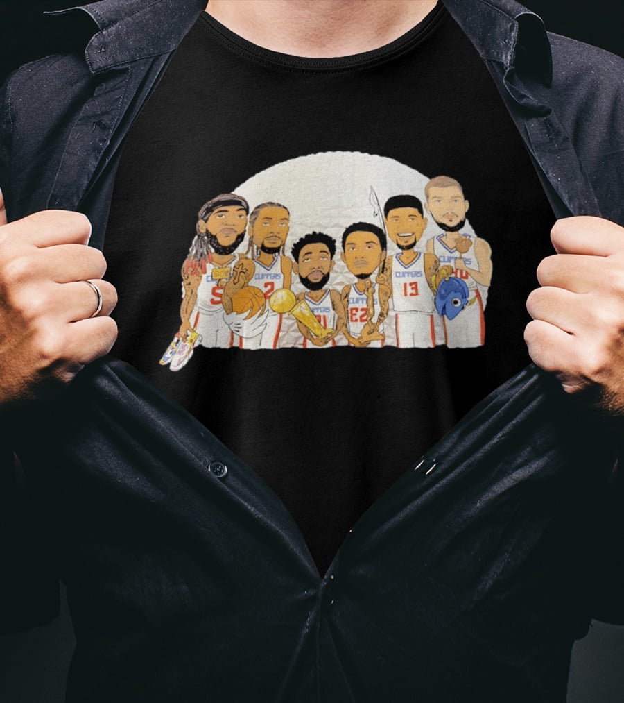 Los Angeles Clippers Players Epcot Spaceship Earth T-Shirt