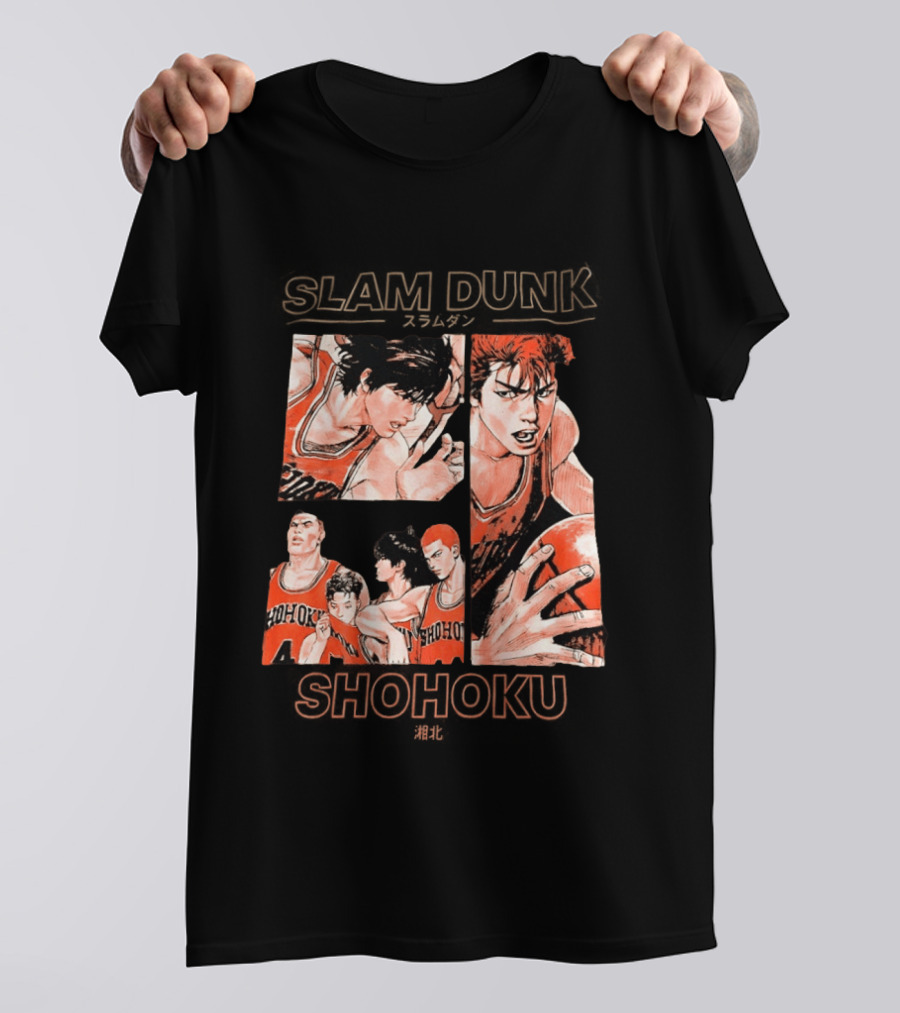 Slam Dunk Shohoku Basketball Anime Characters Manga T-Shirt