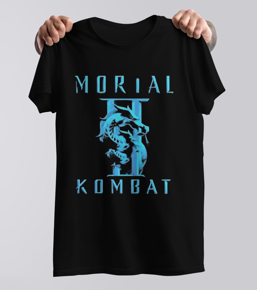 Mortal Kombat II Let The Fight Begin Dragon T-Shirt