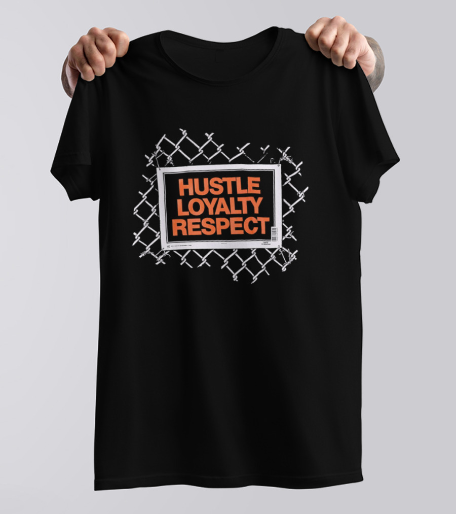 WWE John Cena Hustle Loyalty Respect Chain Link Fence T-Shirt