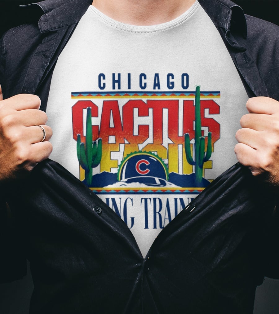 Chicago Cubs Cactus League Spring Training 2026 Helmet T-Shirt
