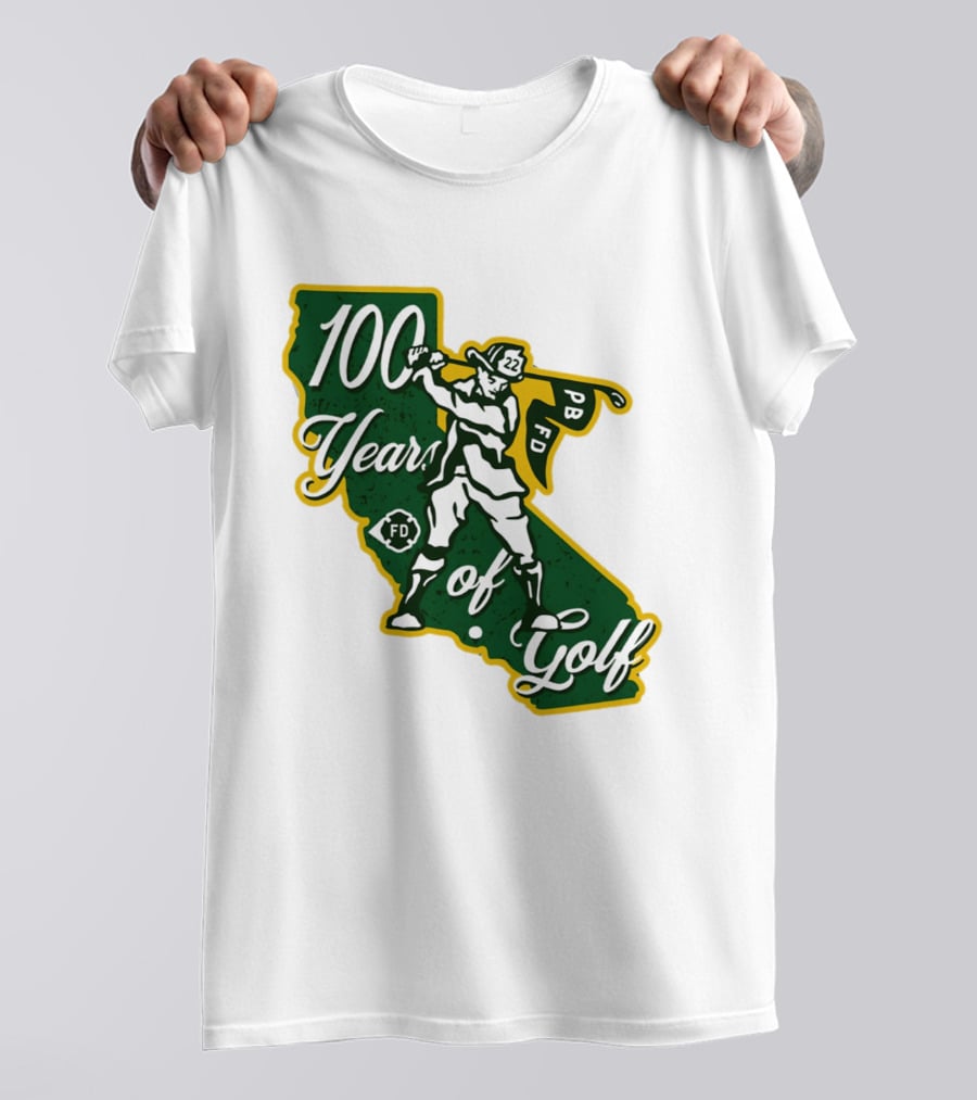 100 Years Of Golf PB FD California Golfer T-Shirt