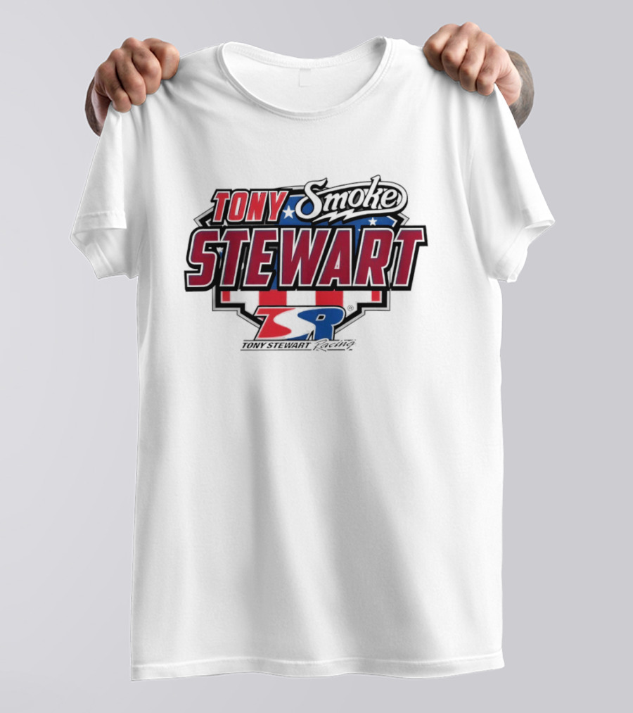 Tony Stewart Smoke Americana NitroMall Racing 20 Sprint T-Shirt
