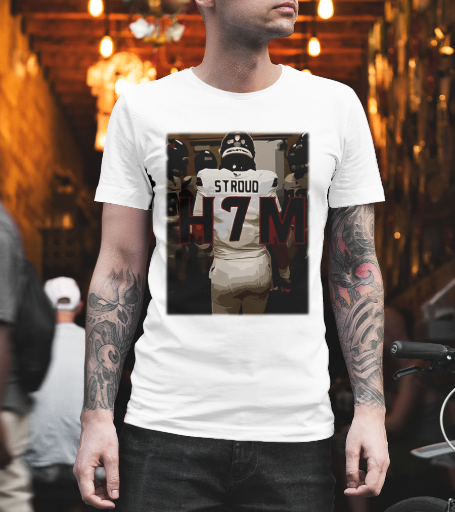 C.J. Stroud H7M Houston Texans Football Player T-Shirt
