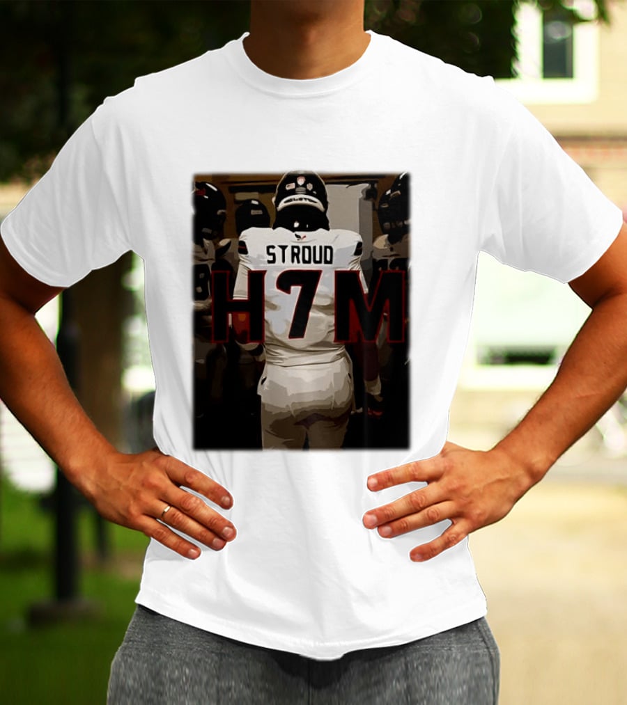 C.J. Stroud H7M Houston Texans Football Player T-Shirt