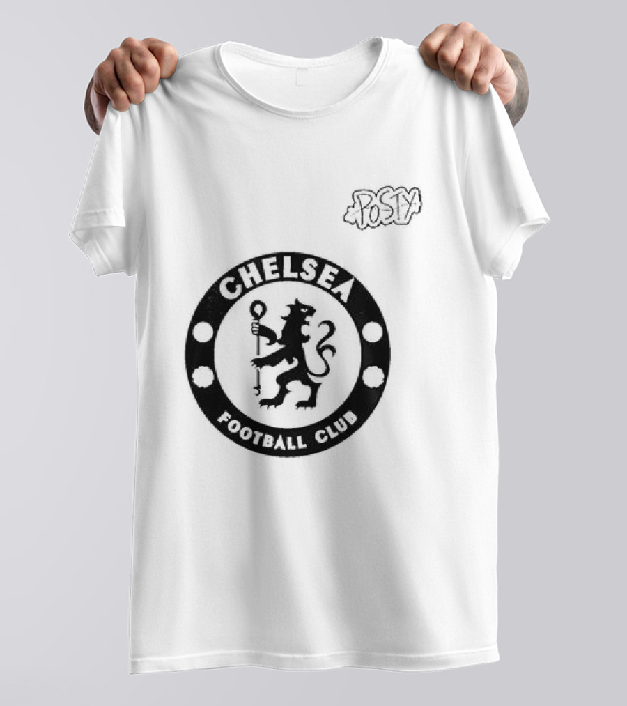 Chelsea Football Club Post Malone The Big Ass World Tour Collaboration T-Shirt