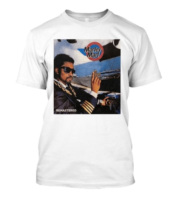 Marley Marl Remastered Cover With Sunglasses And Chains T-Shirt