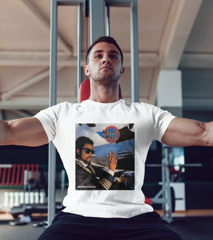Marley Marl Remastered Cover With Sunglasses And Chains T-Shirt