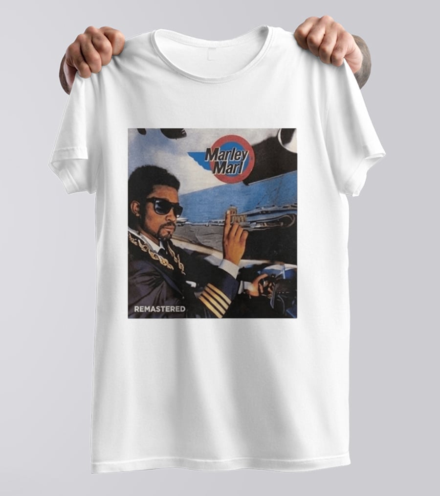 Marley Marl Remastered Cover With Sunglasses And Chains T-Shirt