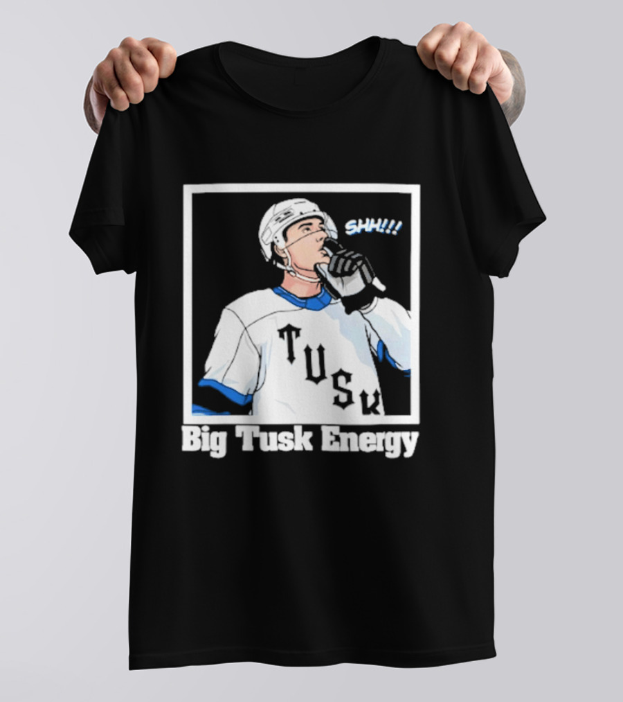 Big Tusk Energy Sip Hockey Tusk Player T-Shirt