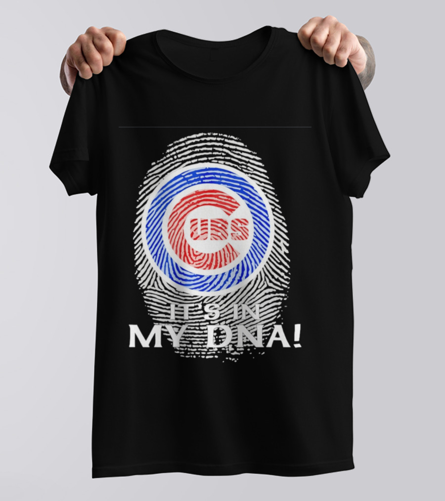 Chicago Cubs DNA Fingerprint It's In My DNA T-Shirt
