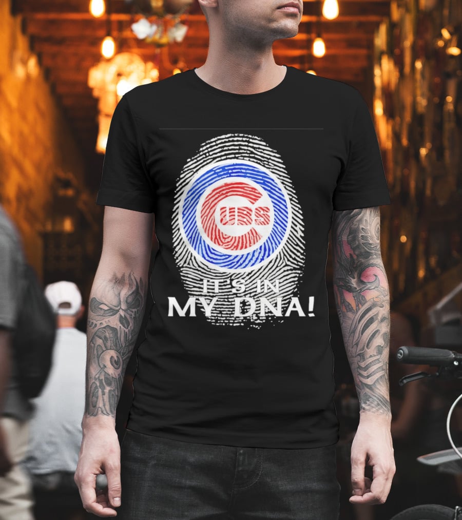 Chicago Cubs DNA Fingerprint It's In My DNA T-Shirt