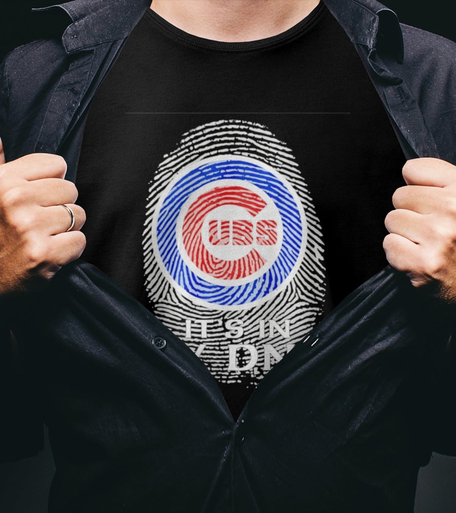 Chicago Cubs DNA Fingerprint It's In My DNA T-Shirt