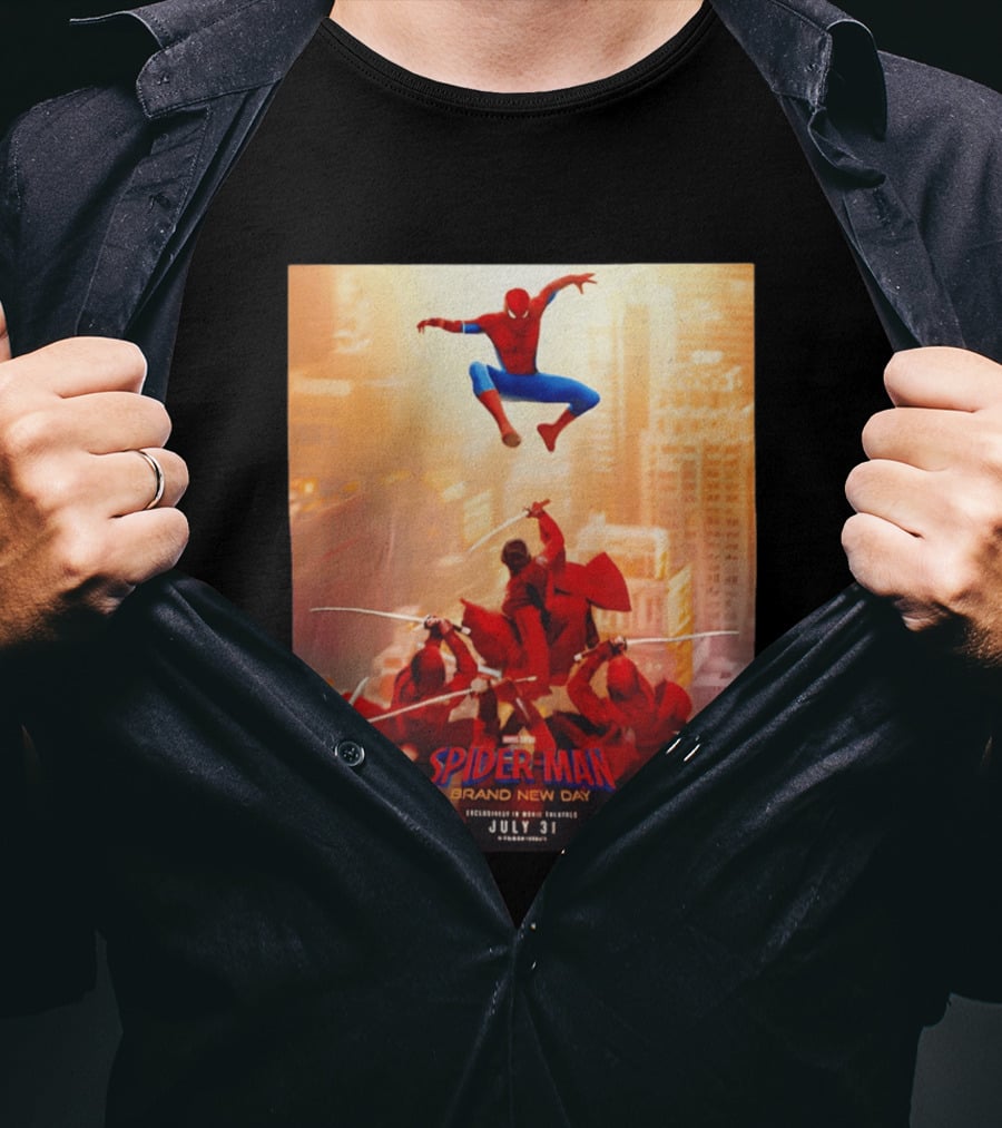 Spider Man Brand New Day Peter Vs The Hand Movie July 31 T-Shirt