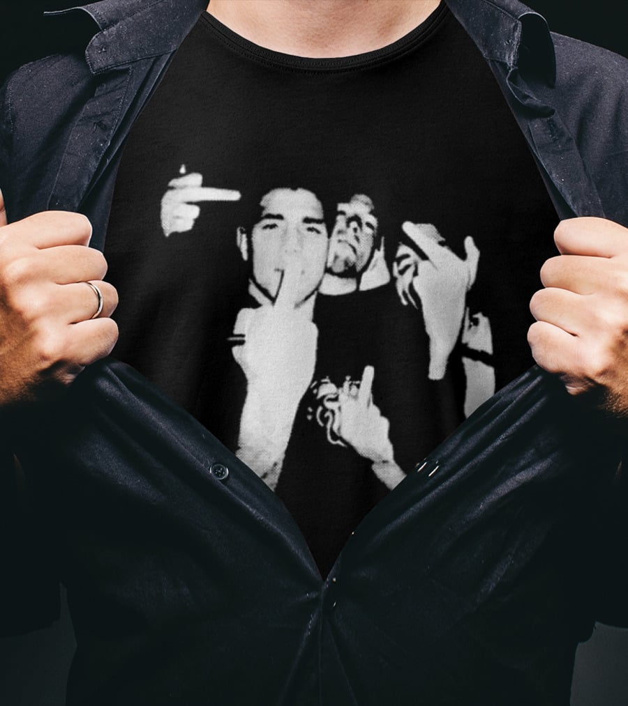 Mike Perry Nate Diaz Brothers Pose Iconic MMA Gesture T-Shirt