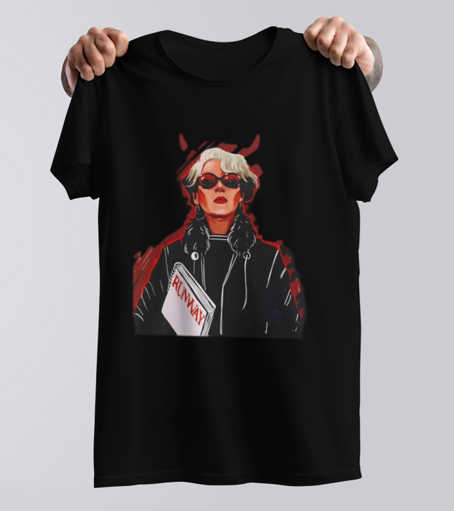 Miranda Priestly Runway Devil Wears Prada Iconic Fashion T-Shirt